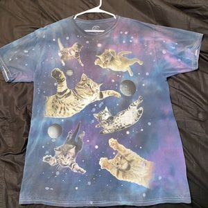 Cats and Galaxy T-Shirt